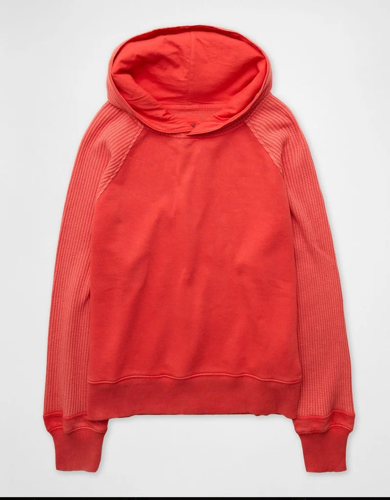Aerie Aerie Waffle Fleece Hoodie