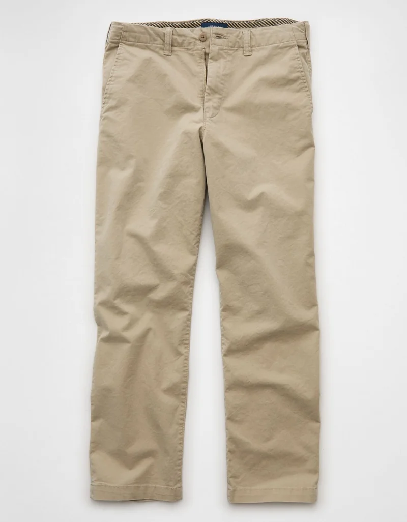 American Eagle  AE Flex Loose Lived-In Khaki Pant for Men | Best Price UAE