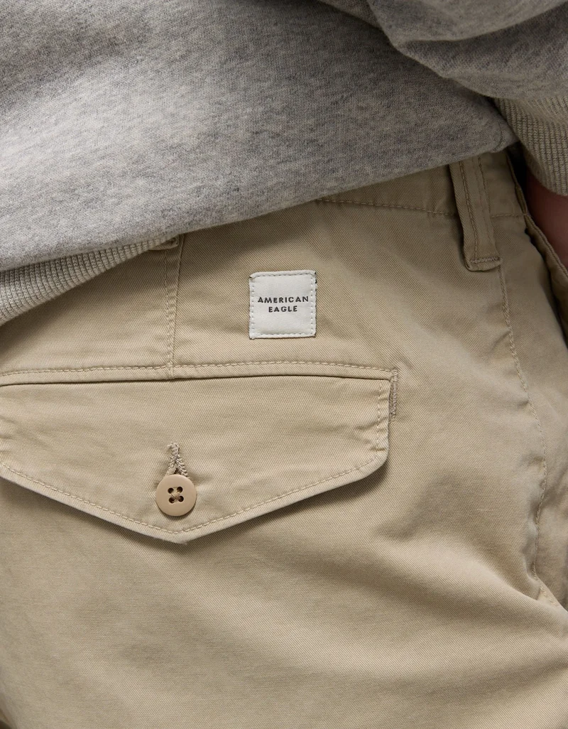 American Eagle  AE Flex Loose Lived-In Khaki Pant for Men | Best Price UAE