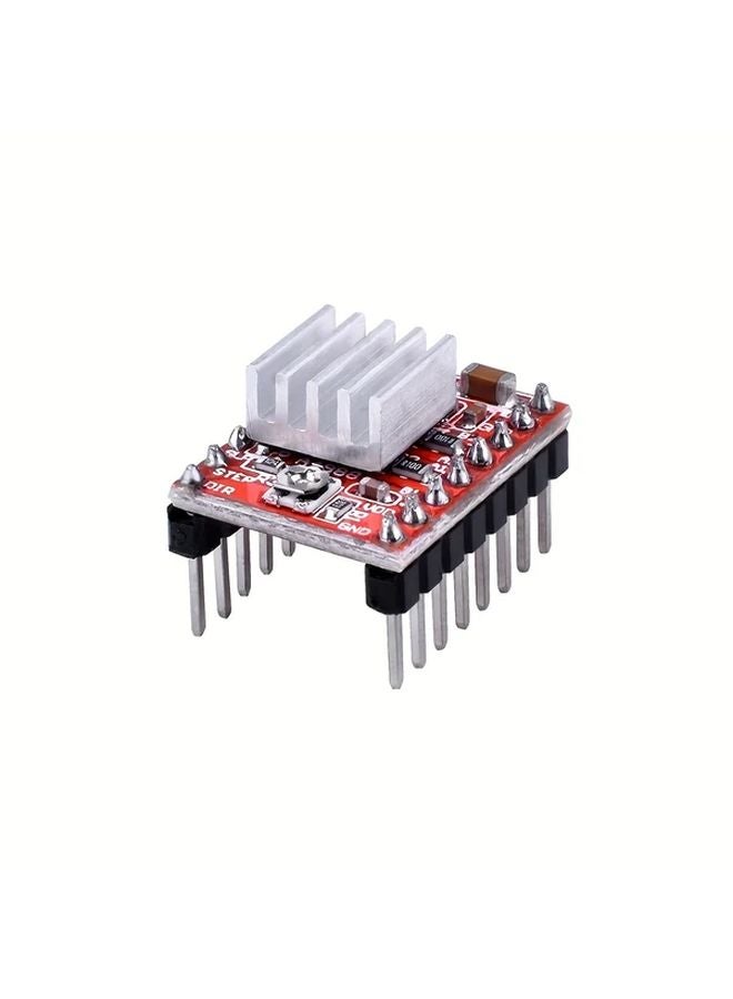 5 قطع وحدة محرك السائر A4988 مع غرفة تبريد للطابعة ثلاثية الأبعاد والروبوتات CNC - Image 3