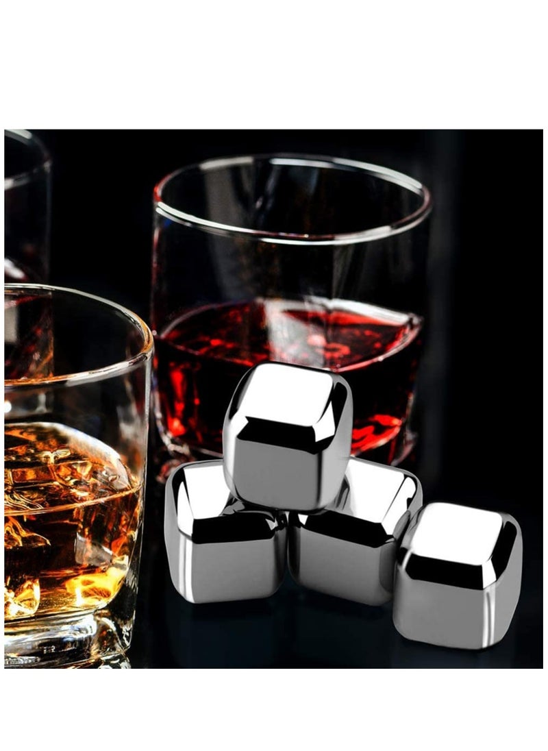 KASTWAVE - Creative Stainless Steel Ice Cube Reusable Cooling Metal Ice Grains for Drinks No-Dilution Not-melt Cooling Fast Cooler Drinks Cube - Image 1