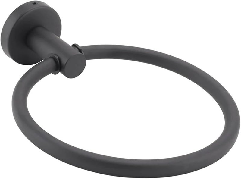 Stainless Steel Towel Ring 2 Pack Wall Mounted Round Hanger For Bathroom Kitchen - Image 4