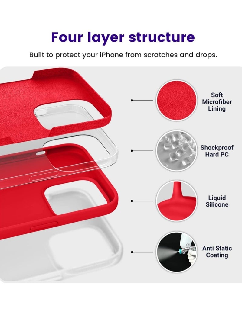 Raxoom Designed for iPhone 14 Pro Max Case Silicone Shockproof Slim Thin Phone Case for iPhone 14 Pro Max 6.7 inch - Image 2
