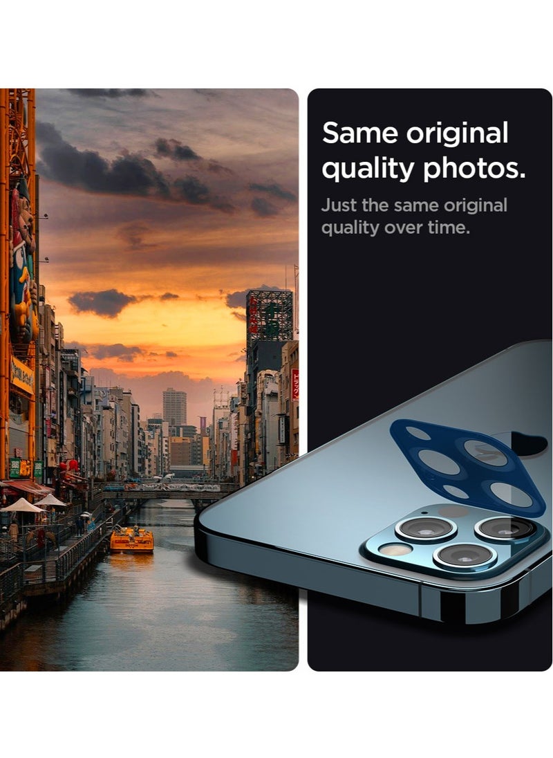 Spigen - Pack Of 2 GLAStR Optik Camera Lens Protector For Apple iPhone 12 Pro MAX - Image 1