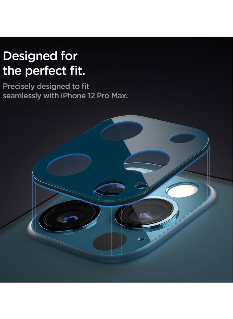 Spigen - Pack Of 2 GLAStR Optik Camera Lens Protector For Apple iPhone 12 Pro MAX - Image 1