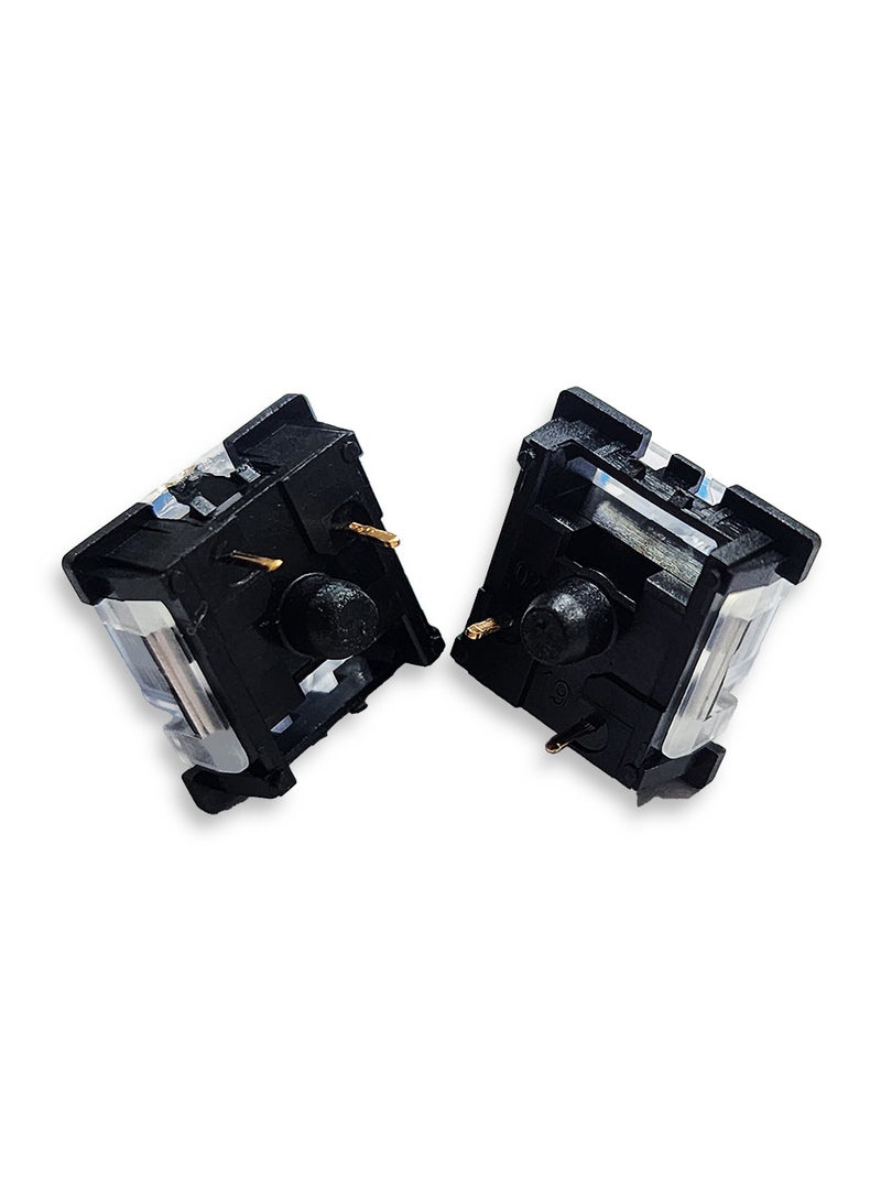 Mechanical Switch, 3-Pin Plate Mounted Blue Switches Equivalent, Hot-Swappable DIY Keyboard Clicky Switch Mode, 50 Million Click(10 pcs Switches) - Image 4