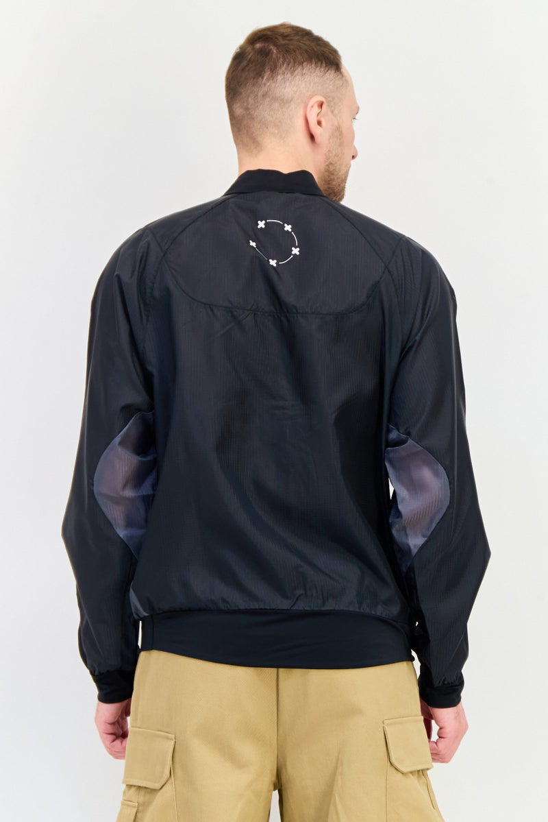 Adidas Men Sportswear Fit Long Sleeves Training Jacket, Black - Image 3