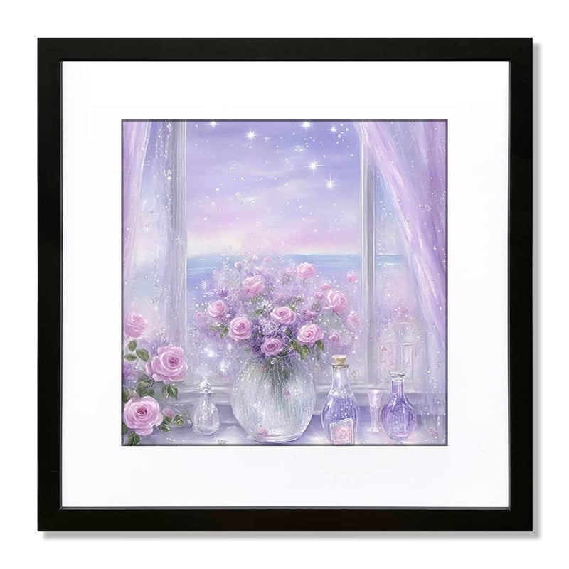 THREELOVE 19x19 Frame Black, Display Picture 15x15 with mat or 19x19 Without mat, Photo Poster Picture Frame Wall Mounting Home Decor, 1-PCS - Image 1