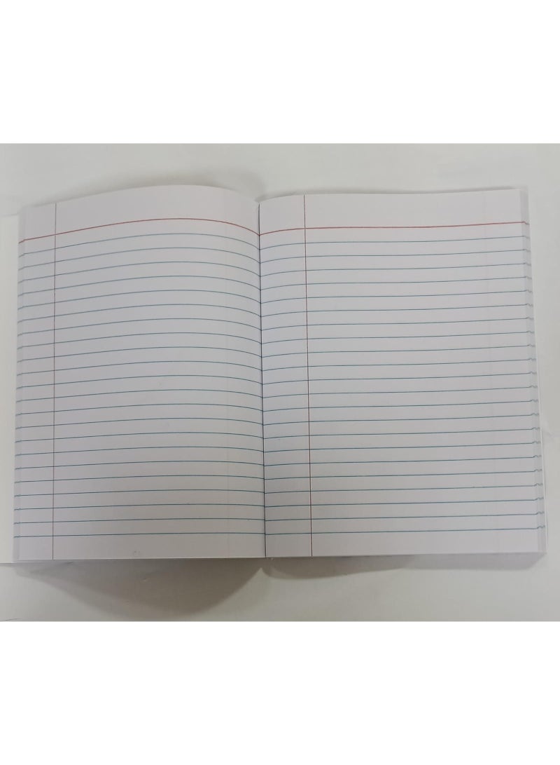 Psi PSEBISLM200  Exercise Book Single Line Left Margin With Index 200 Pages - Image 2