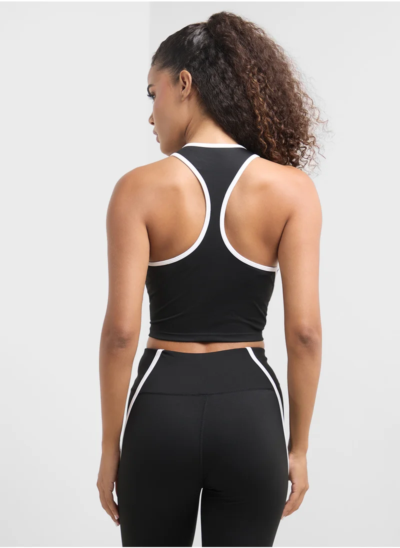 فورورد Seamless Racer Back Sports Bra With Contrast Trim