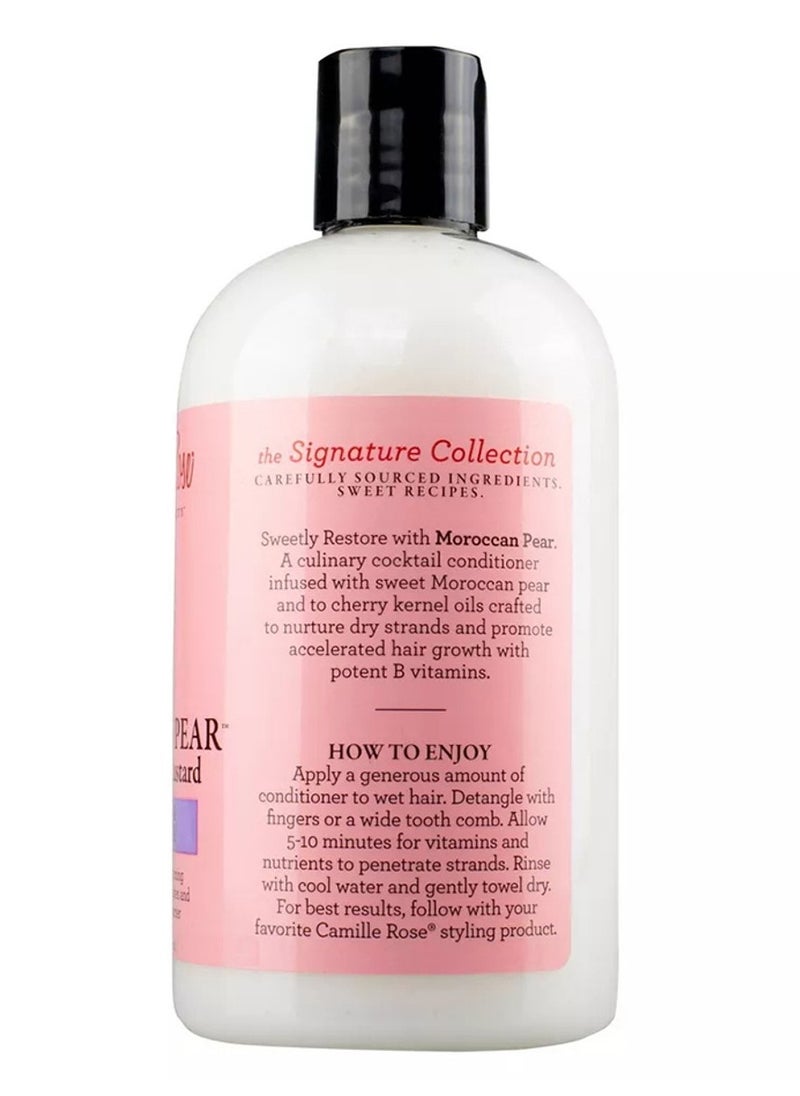 Camille Rose Camille Rose Moroccan Pear Hair Conditioner, to Nourish Soften Restore and Moisturize, for All Hair Types, 12 oz  - Image 2