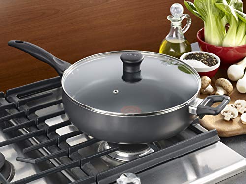 T-fal Everything in Kitchen Total Nonstick Diswasher Safe Pots and Pans Cookware Set, 20-PC, Black - Image 4