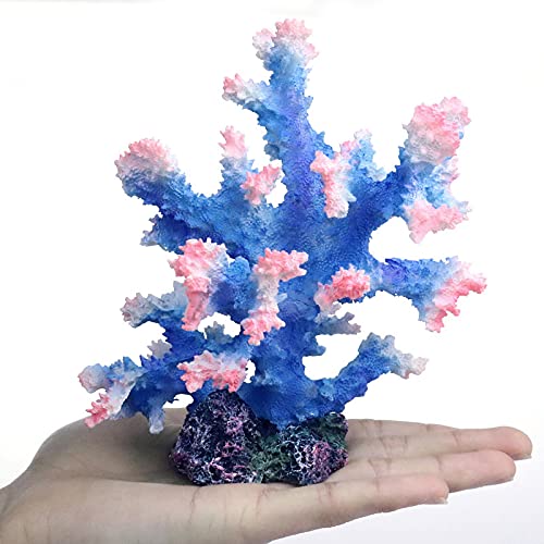 Besimple Aquarium Coral Ornament, Polyresin Coral Decor for Fish Tank Decoration Aquarium Landscape - Image 3