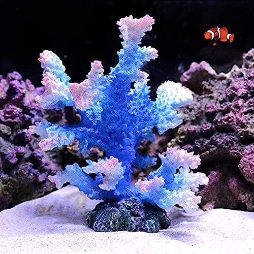 Besimple Aquarium Coral Ornament, Polyresin Coral Decor for Fish Tank Decoration Aquarium Landscape - Image 1