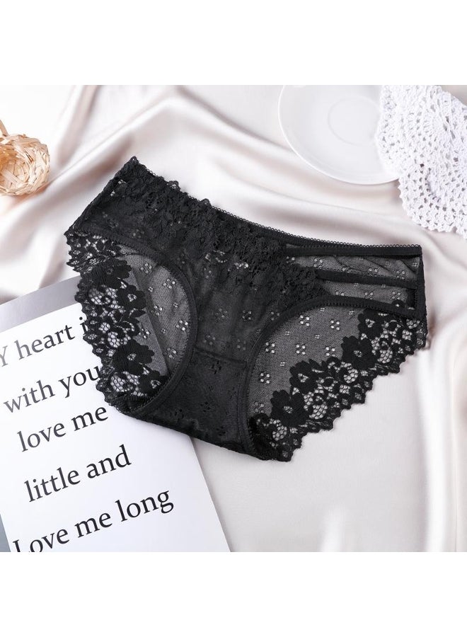 Women Panties Floral Lace Charming Briefs Lingerie Underwear Women Beauty Hip Pants Bragas Tanga