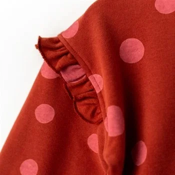ماما يويو Frilly Sweat Top and Bottom Set - Polka Dot