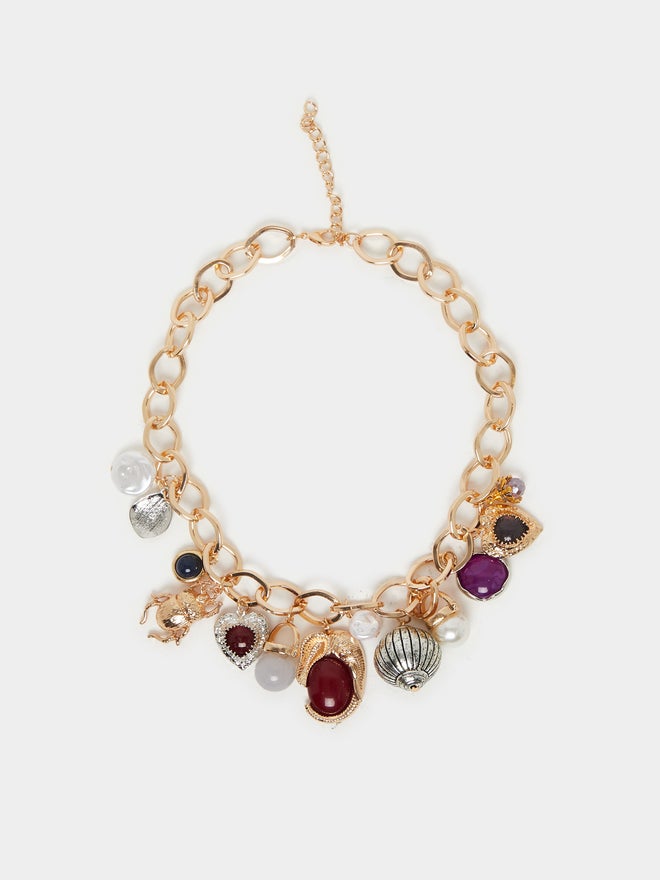 Styli Styli Multi Charm Link Chain Necklace  - Image 2