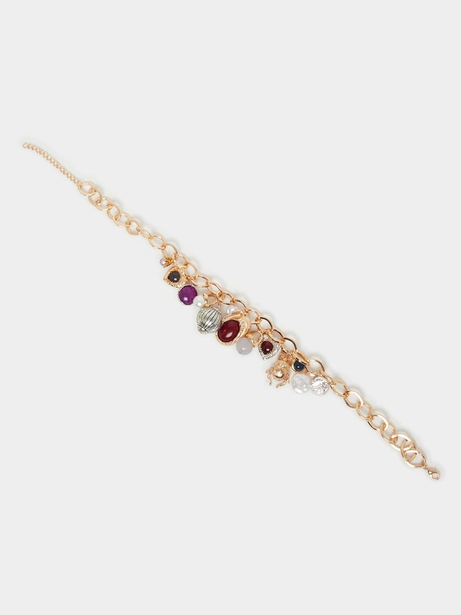 Styli Styli Multi Charm Link Chain Necklace  - Image 5