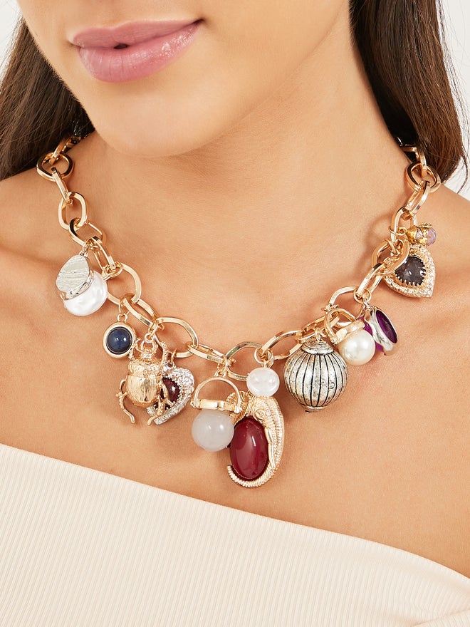 Styli Styli Multi Charm Link Chain Necklace  - Image 1