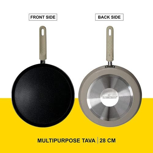 FEELING MALL 12" Frying Pan Skillet, 3-Layered German Engineered Nonstick Coating, Dishwasher Safe, Oven Safe - Image 3