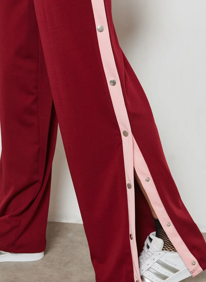 Missguided Popper Wide Leg Jogger
