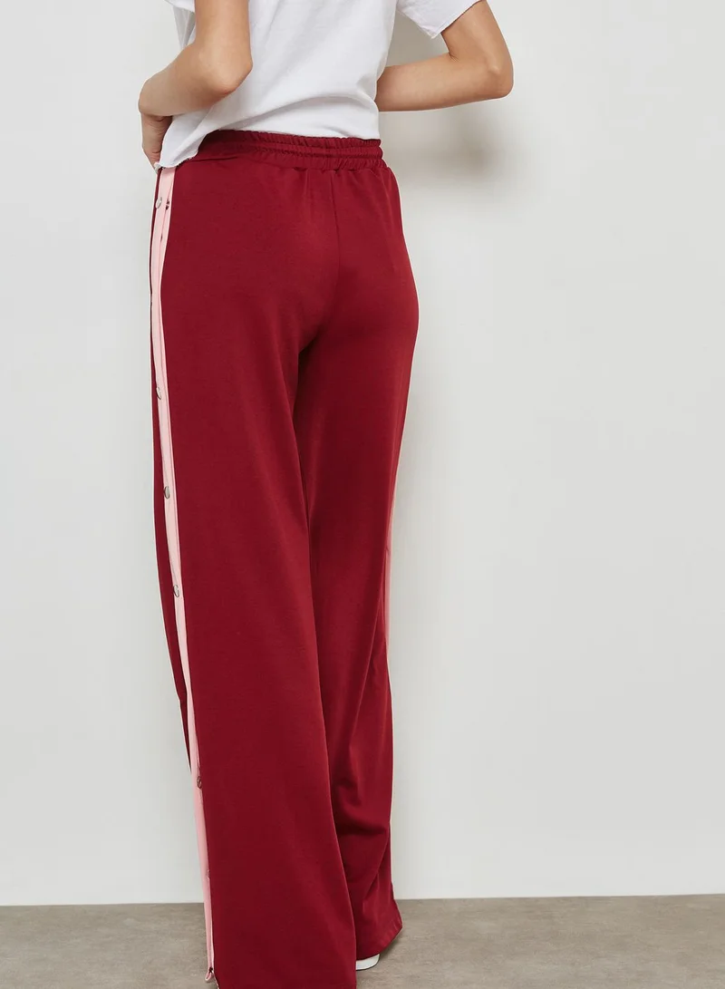 Missguided Popper Wide Leg Jogger