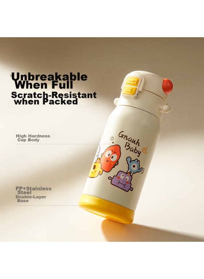 Imperial Pet Huangchong Children's Insulated Cup, Elementary School Student Direct Drinking Large Capacity Water Bottle, Straw Cup, Outdoor Water Bottle, Two-in 550ml + Cup Sleeve - Image 3