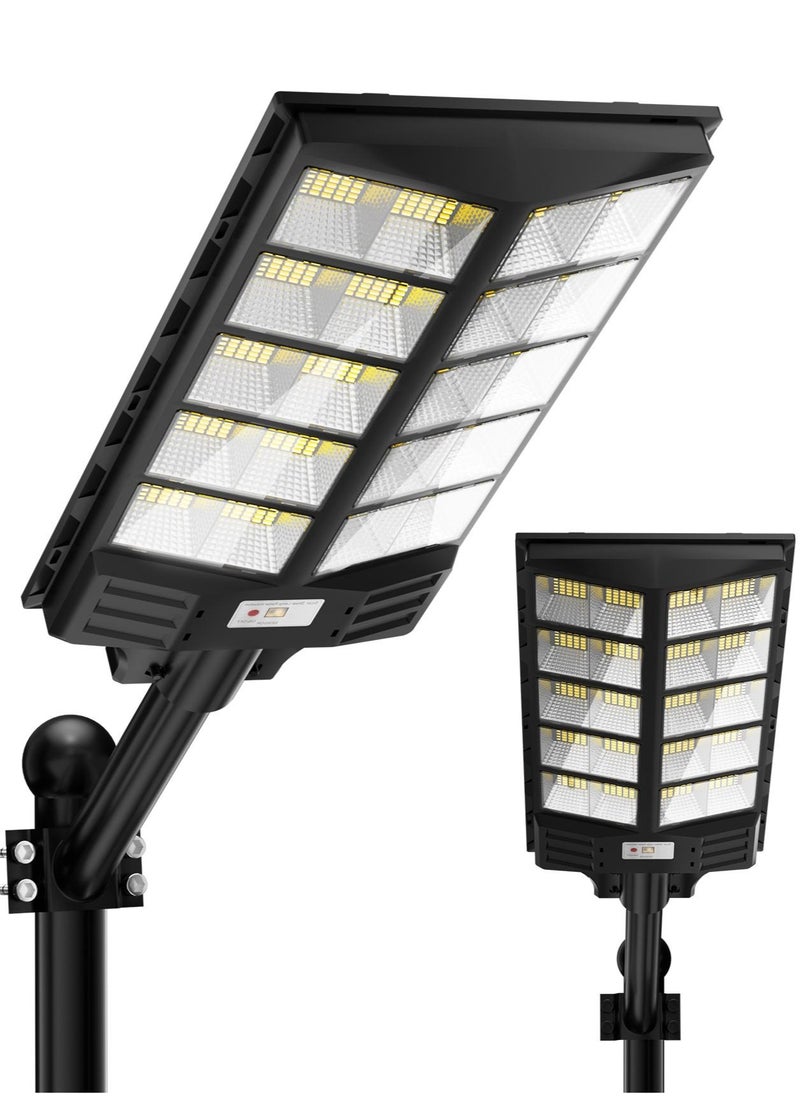 Sunbmebge 5000W Solar Street Light Motion Sensor, 60000K Dusk to Dawn Solar Flood Lights Outdoor Waterproof, LED Solar Security Lights for Outside Garden Yard Path Parking Lot  - Image 1