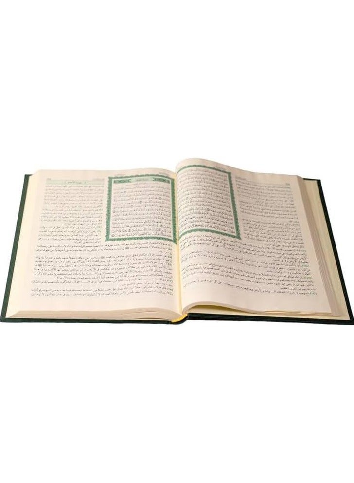 Al Tafssier Al Muyassar size Large 20 * 28 cm.التفسير الميسر طبعة مجمع الملك فهد - Image 5