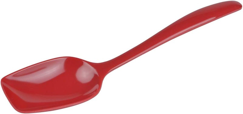 Hutzler 10 Inch Melamine Serving Spoon, Red