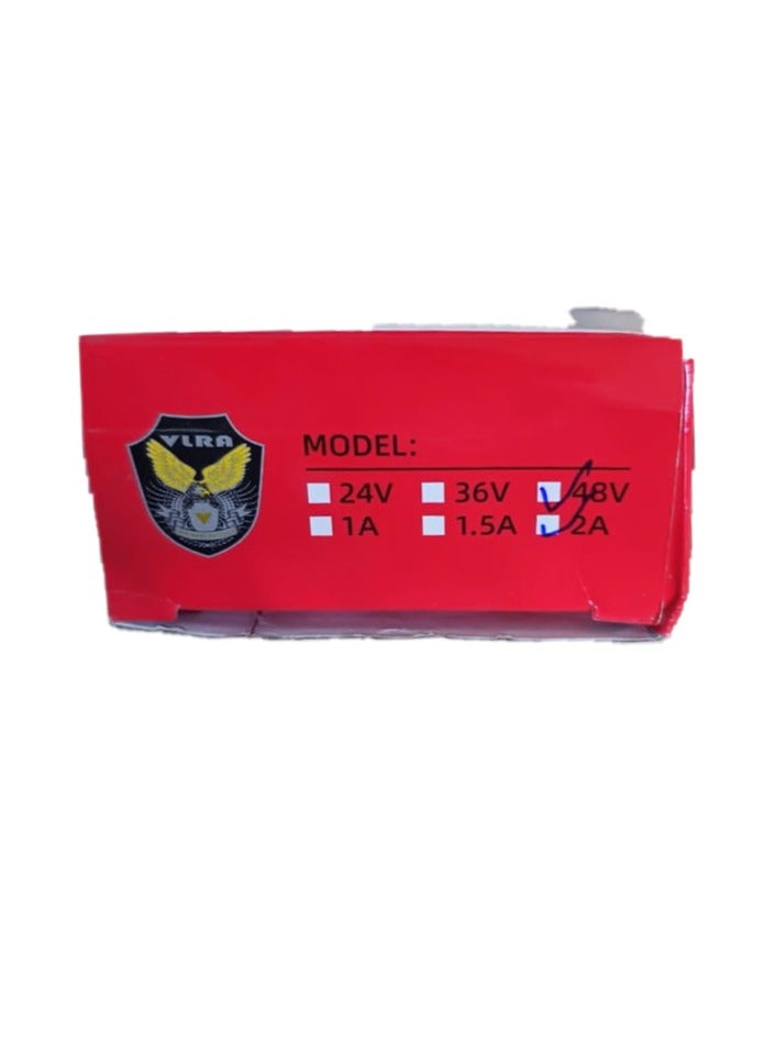 Electric Scooter Charger, 48V 2A Power Adapter Charger, with LED Charging Indicator for VLRA Scooters, Fast Charging - Image 2