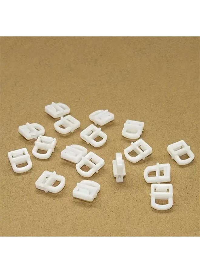 60 قطعة من خطافات الستائر الآلية المتينة مصنوعة من البلاستيك المتين للسيارات والشاحنات وسيارات الدفع الرباعي للاستخدام الداخلي والخارجي - Image 2