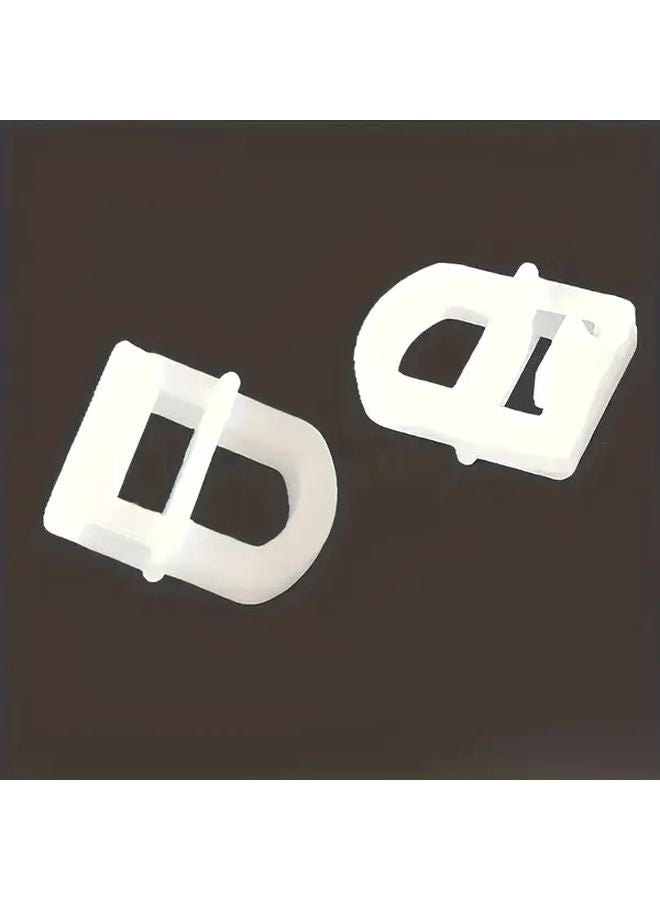 60 قطعة من خطافات الستائر الآلية المتينة مصنوعة من البلاستيك المتين للسيارات والشاحنات وسيارات الدفع الرباعي للاستخدام الداخلي والخارجي - Image 3