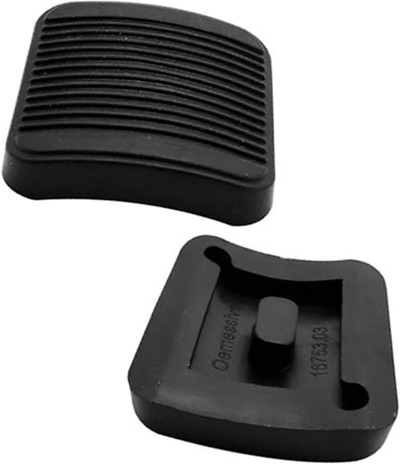 QASULER Black Rubber Pedal Pad for Jeep - Image 1