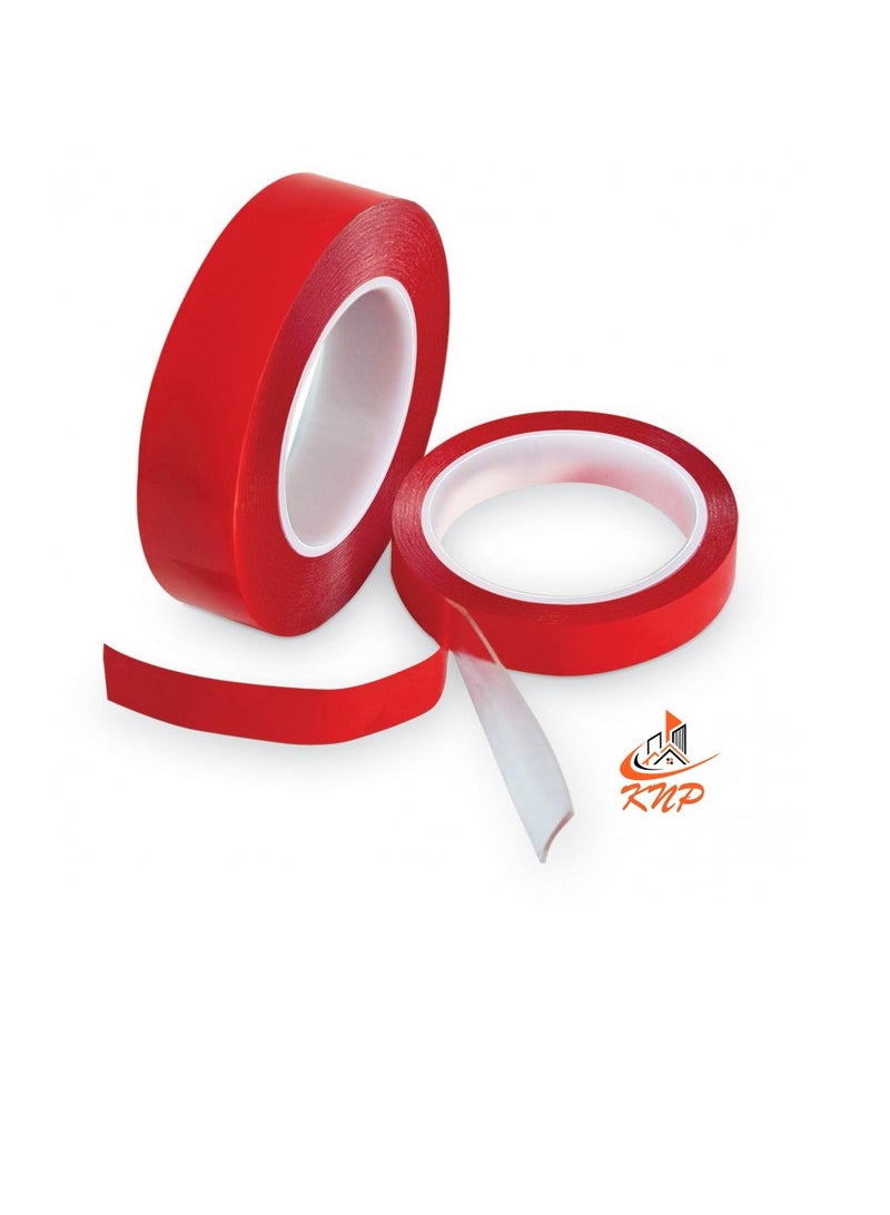 KNP 18mm Acrylic Siliconized Double Sided Tape - 2mtr - Image 3