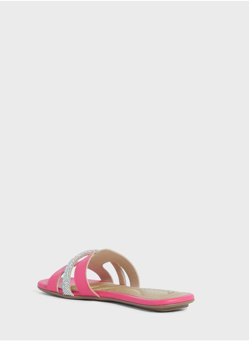 Beira Rio Alana Single Strap Flat Sandals  - Image 2