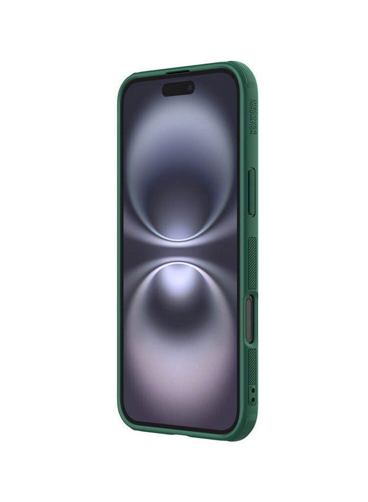 Nillkin Super Frosted Shield Pro cover case for iphone 16 - Green - Image 5