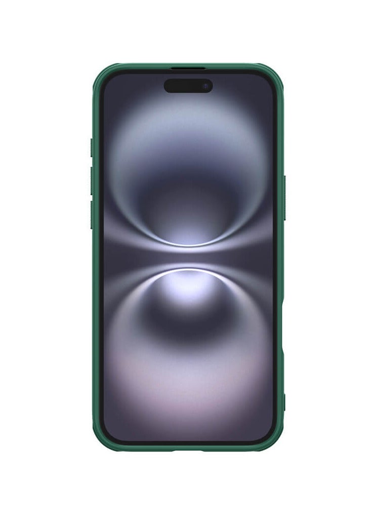 Nillkin Super Frosted Shield Pro cover case for iphone 16 - Green - Image 4