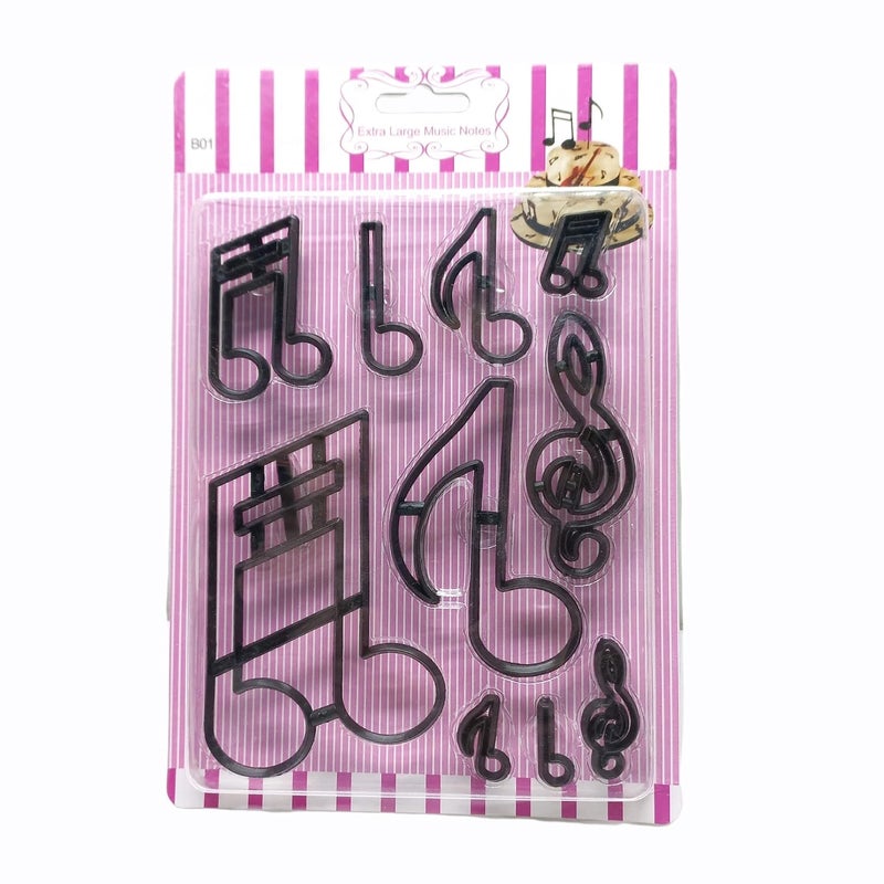 Bake Bully Bake Bully 10pcs Set Music Silhouette Cookie Cutter for Decorating Cakes - Image 1
