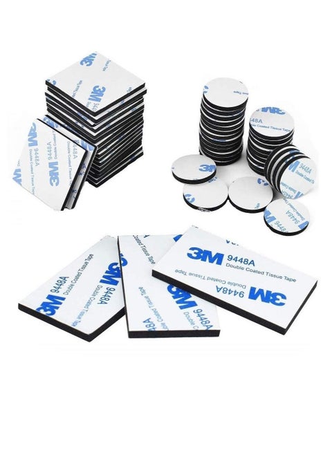 60-Piece Double-Sided Adhesive Tape,Double-Sided Adhesive Tape Stickers