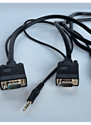 Premium VGA with Audio  Display Cord for PC Projector Laptop TV 2 Meters - pzsku/ZA5ED59F898F9BF0D5279Z/45/_/1674453308/dc9a14de-7b93-4a02-86b7-3be0f1f6b75d