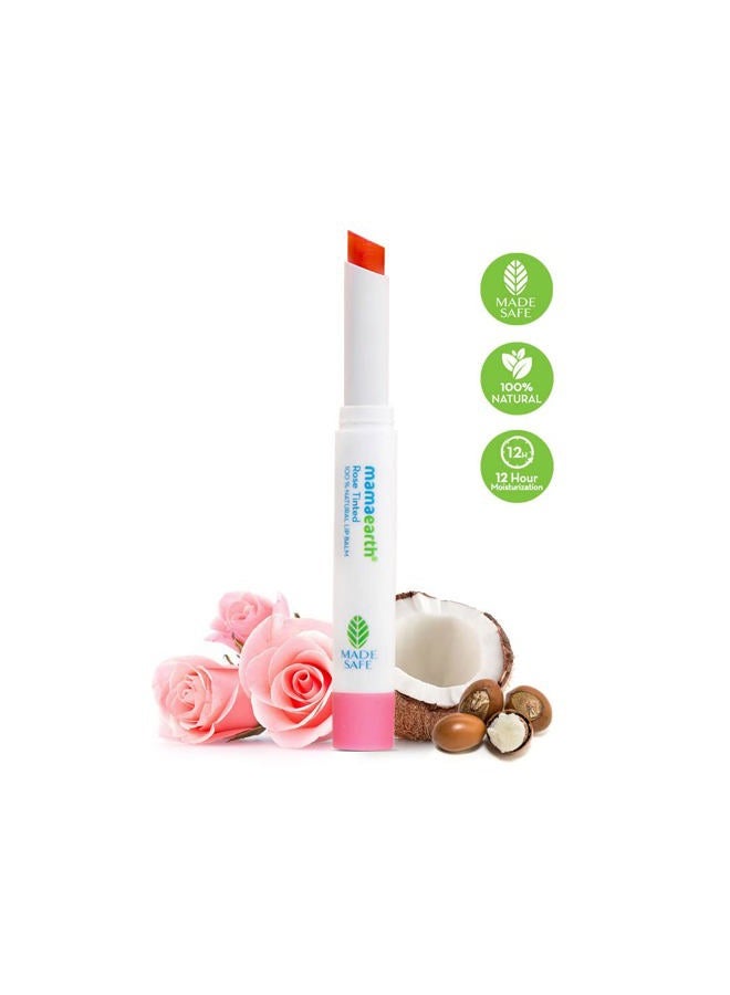 Mamaearth Mamaearth Nourishing Rose Tinted Natural Lip Balm | 12 Hour Moisturization with Castor & Rose Oil | Relieves Dry, Cracked Lips & Makes Lips Soft & Supple | 0.07 Oz/2g  - Image 3