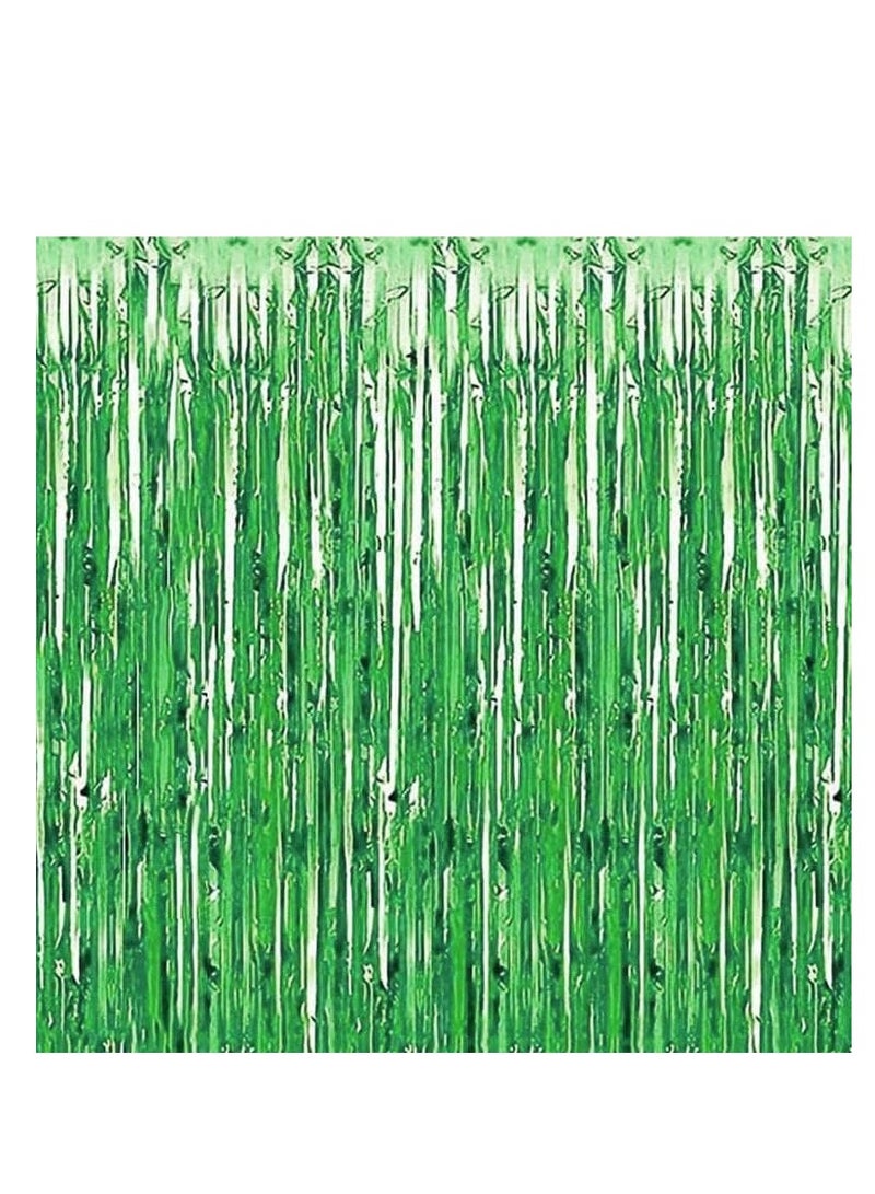 Metallic Green Streamer 30g Pack for Parties Decorations and Celebrations Shiny Vibrant and Perfect for Birthdays Weddings Holidays and Special Events Quality Decorative Accessory  - Image 1