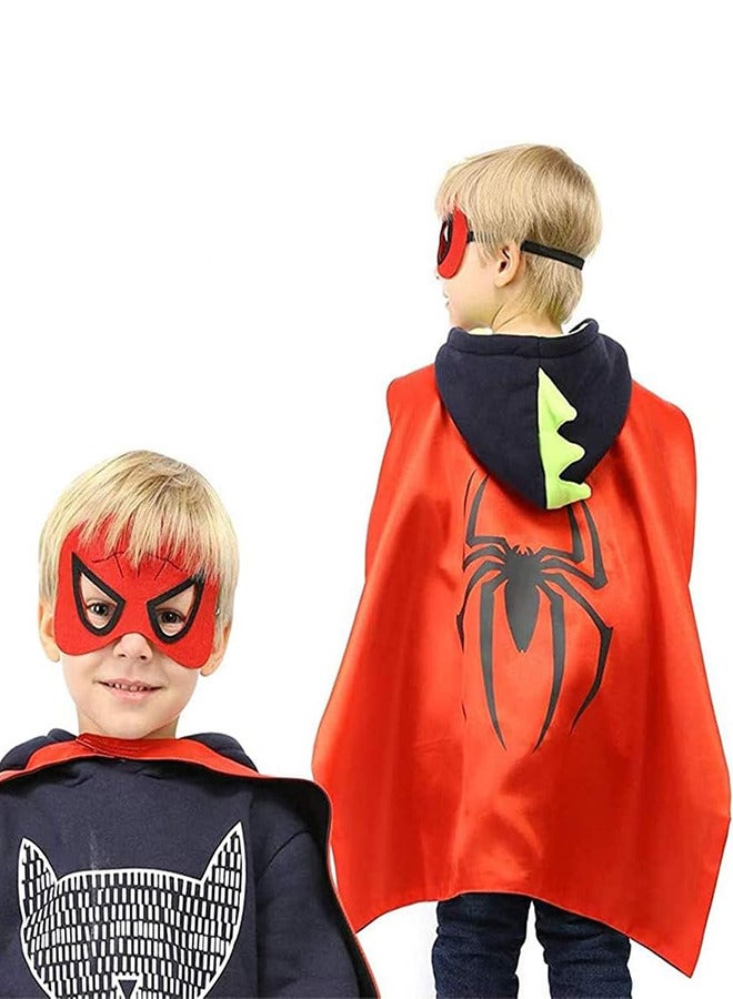 رات سو تَكْلِيف مَلابِس مَزدَجَة لِلأَطْفَال أو الكِبَار مع قِناع وَرِدَاء - Image 3