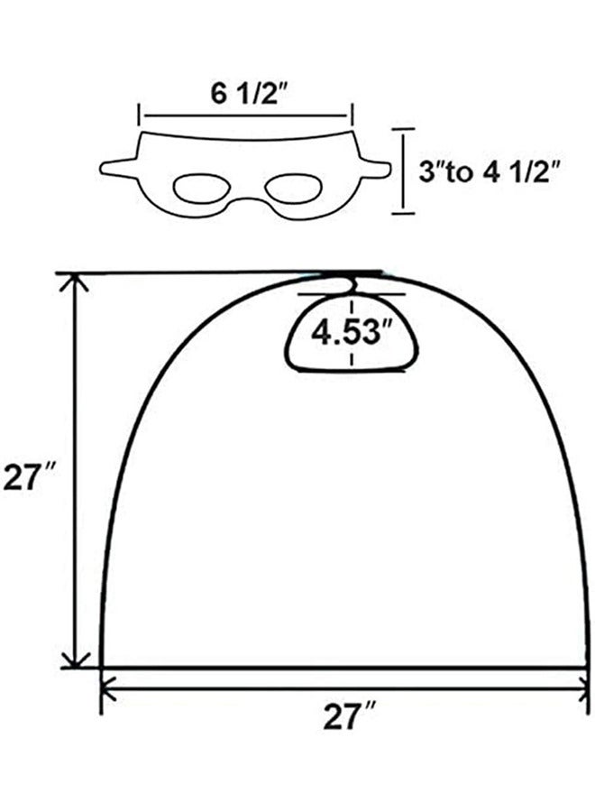 رات سو تَكْلِيف مَلابِس مَزدَجَة لِلأَطْفَال أو الكِبَار مع قِناع وَرِدَاء - Image 4
