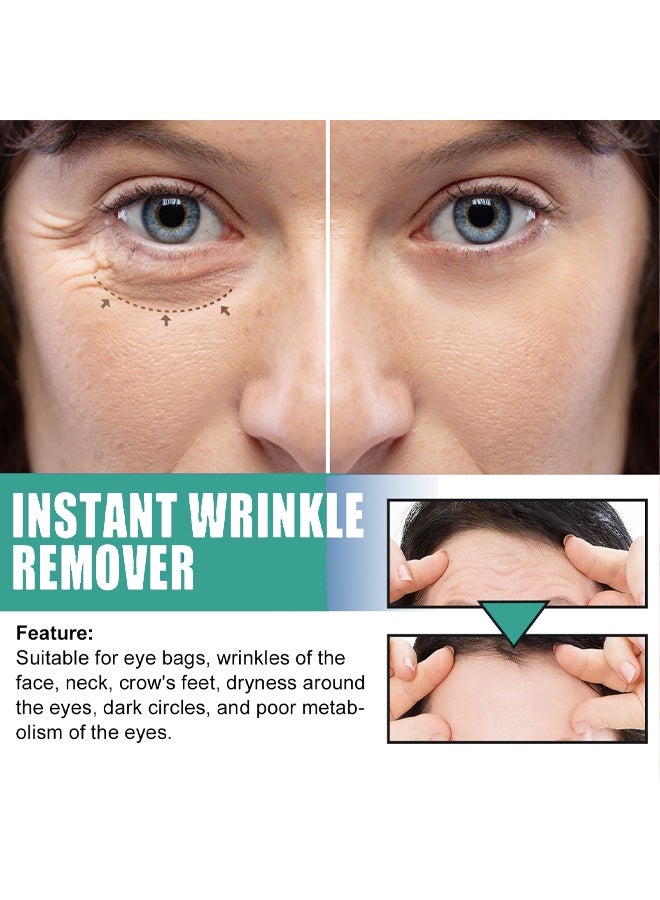 AuQuest 5 Seconds Instant Wrinkle Remover, Removes Wrinkles And Puffiness Of Eyes With Hydration Twenty One Peptide Anti Wrinkle Eye Cream Hydrating Eye Cream For Anti Aging Reduce Wrinkles 20g - Image 3