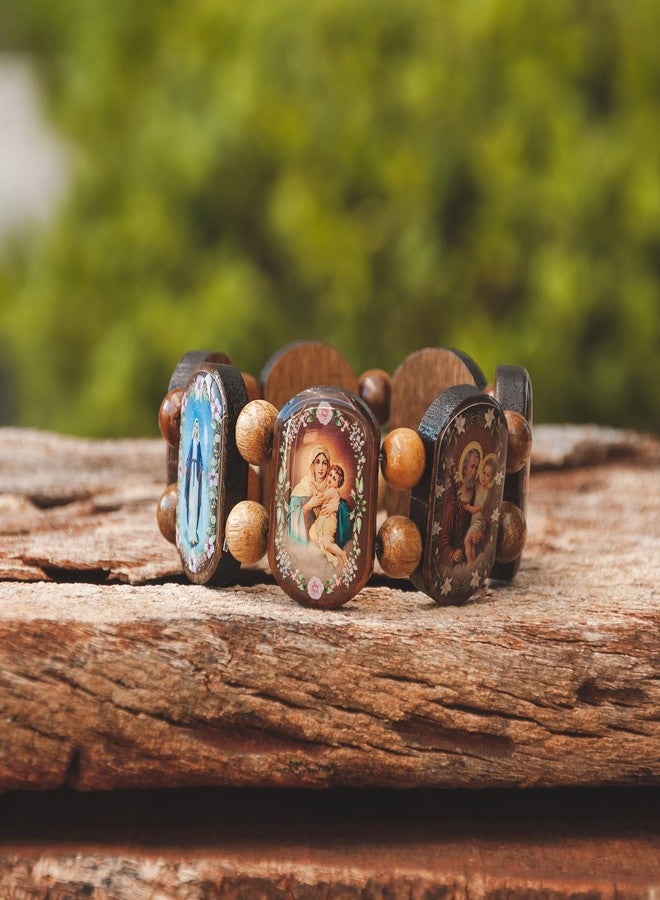 Intercession™ Stretch Bracelet - Made in Brazil (Walnut - 7 in) - Image 5