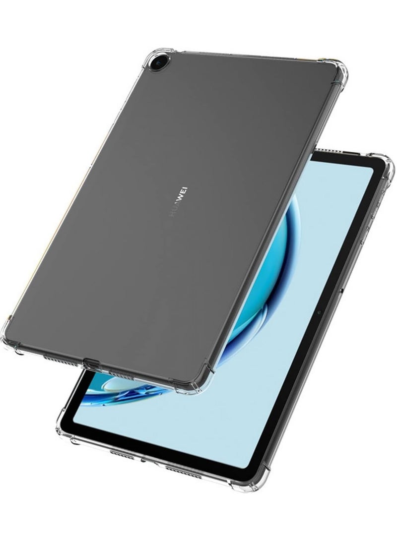 Transparent Case Compatible with Huawei MatePad SE 10.4 inch 2022/2023 Tablet, Ultra Thin Silicone Air-Corners Shockproof Back Shell HD Transparent TPU Protective Cover - Clear  - Image 2
