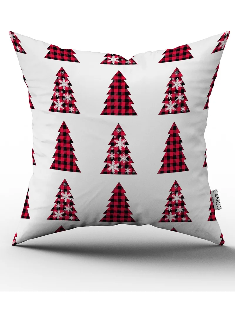 Cango Home Double Sided Printed New Year Themed Digital Printed Throw Pillow Case CGH326-CT