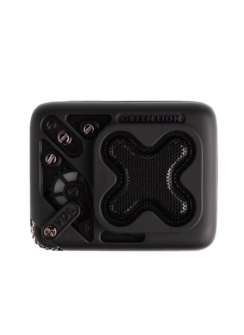 GREEN LION Champion Mini Speaker with Super Sound Quality, Volume Adjustment, 3 Hours Playtime, 650mAh Battery, Support TF Card - Black  - Image 2